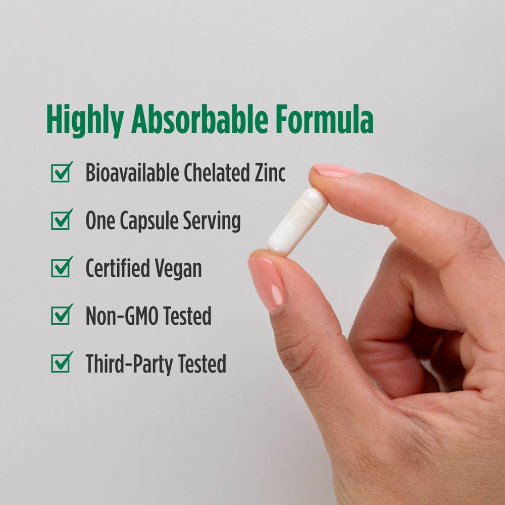 Side label of Nordic Naturals Zinc Glycinate showing non GMO and gluten free verification badges