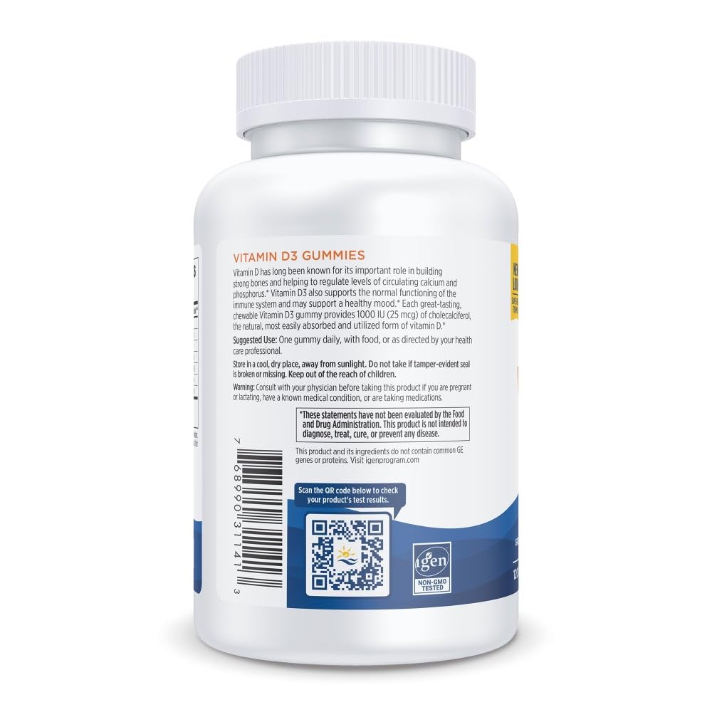 Nordic Naturals Vitamin D3 Gummies lifestyle wellness setting