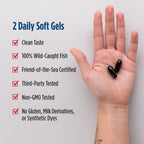 Nordic Naturals Omega Blood Sugar lemon flavored soft gels macro shot