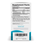Nordic Naturals EPA Xtra supplement facts and nutritional information label closeup.