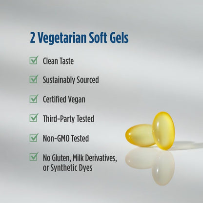 Easy to swallow unflavored veggie soft gels for pregnant mothers