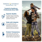 Nutritional breakdown and vitamin D3 highlights on the product packaging