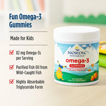 Nordic Naturals children and adult chewable vitamins side view