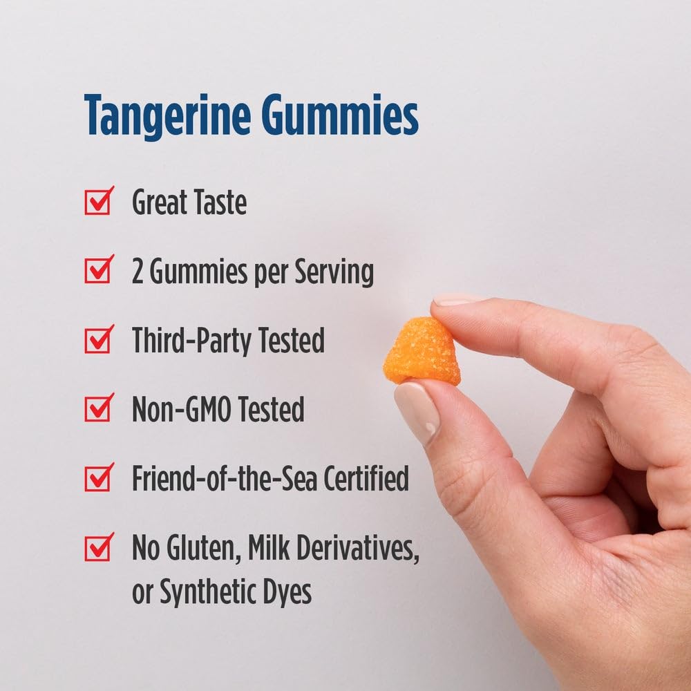 Nordic Naturals 120 count fish oil gummies seal protection