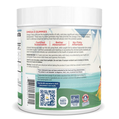 Nordic Naturals authentic imported non-GMO dietary product detail