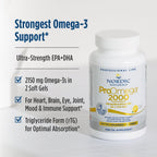 Close-up view of the professional line triglyceride soft gels in natural lemon flavor