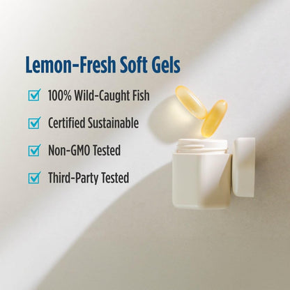 Nordic Naturals Ultimate Omega D3 90 count supplement container displayed on a clean white surface.
