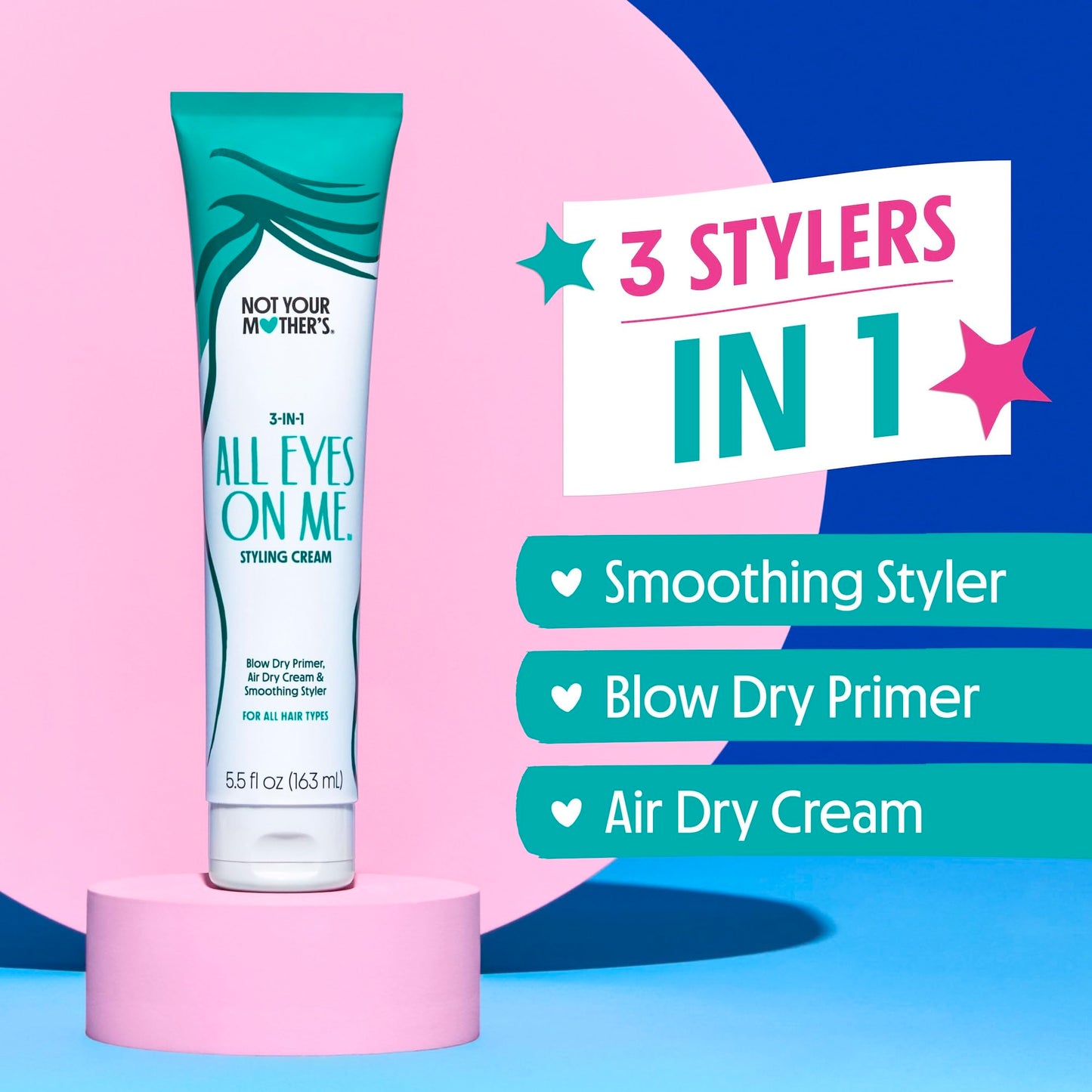 Collection of Not Your Mother's styling products for all hair types