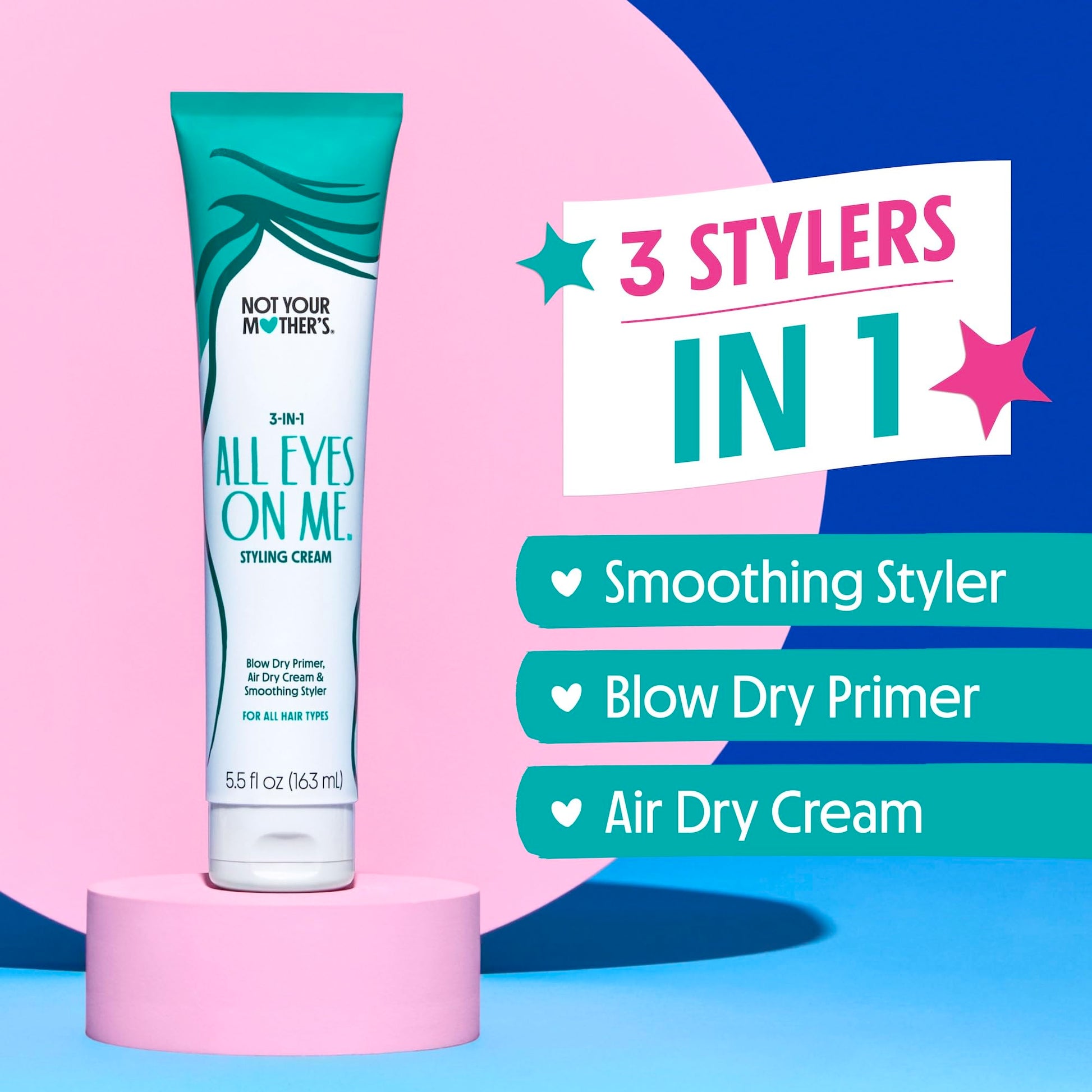 Collection of Not Your Mother's styling products for all hair types