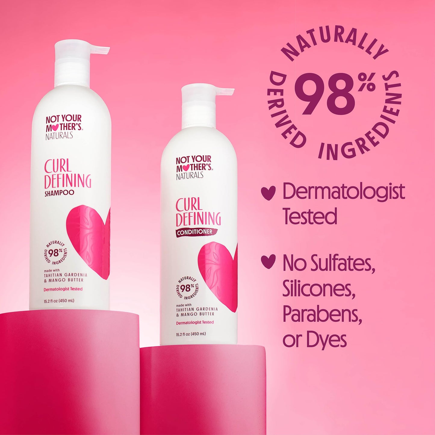 Not Your Mother's curly girl method approved shampoo and conditioner pack details