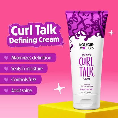 Not Your Mother's Curl Talk hair care routine set for comprehensive styling.
