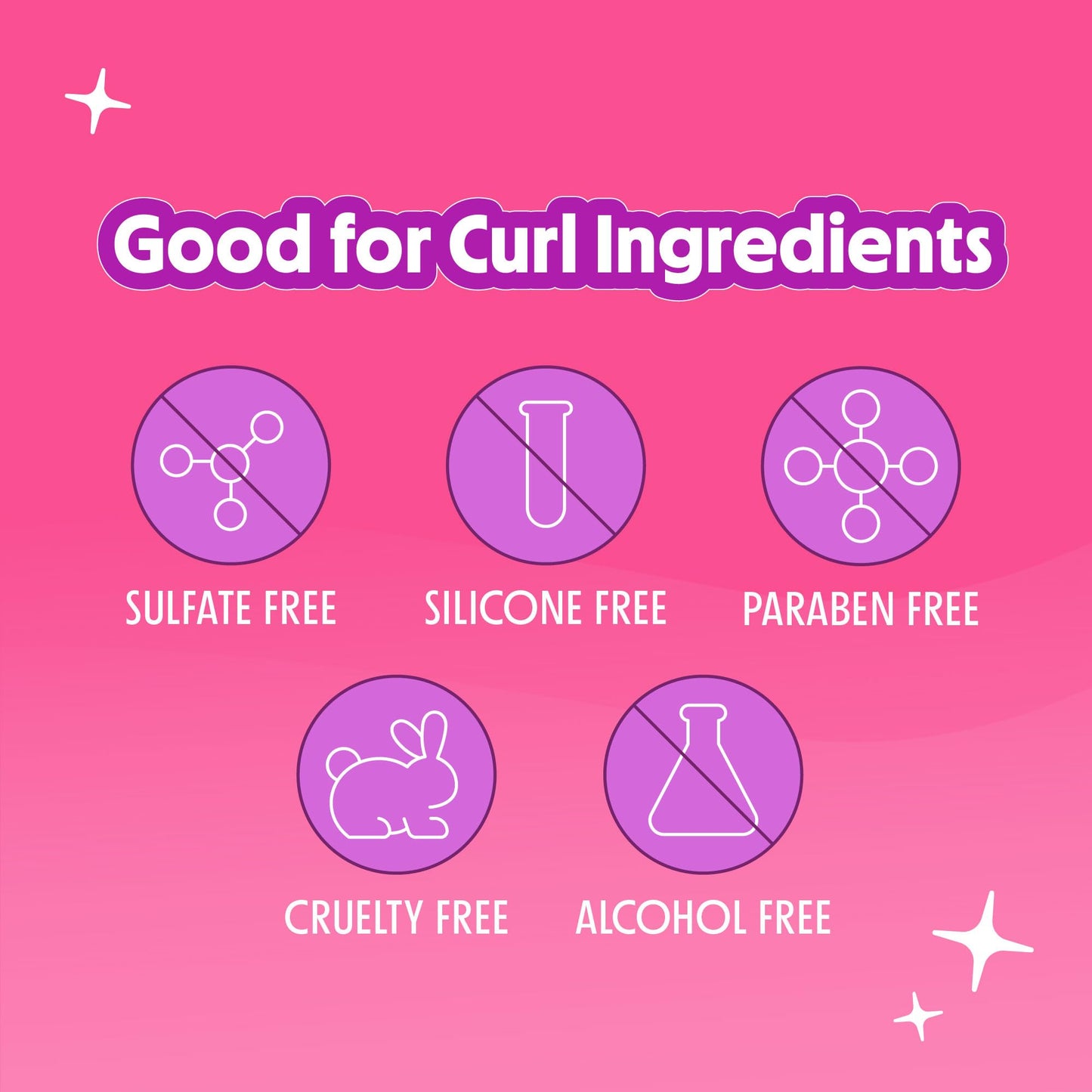 Not Your Mother's Curl Talk system back label showing ingredients and directions.