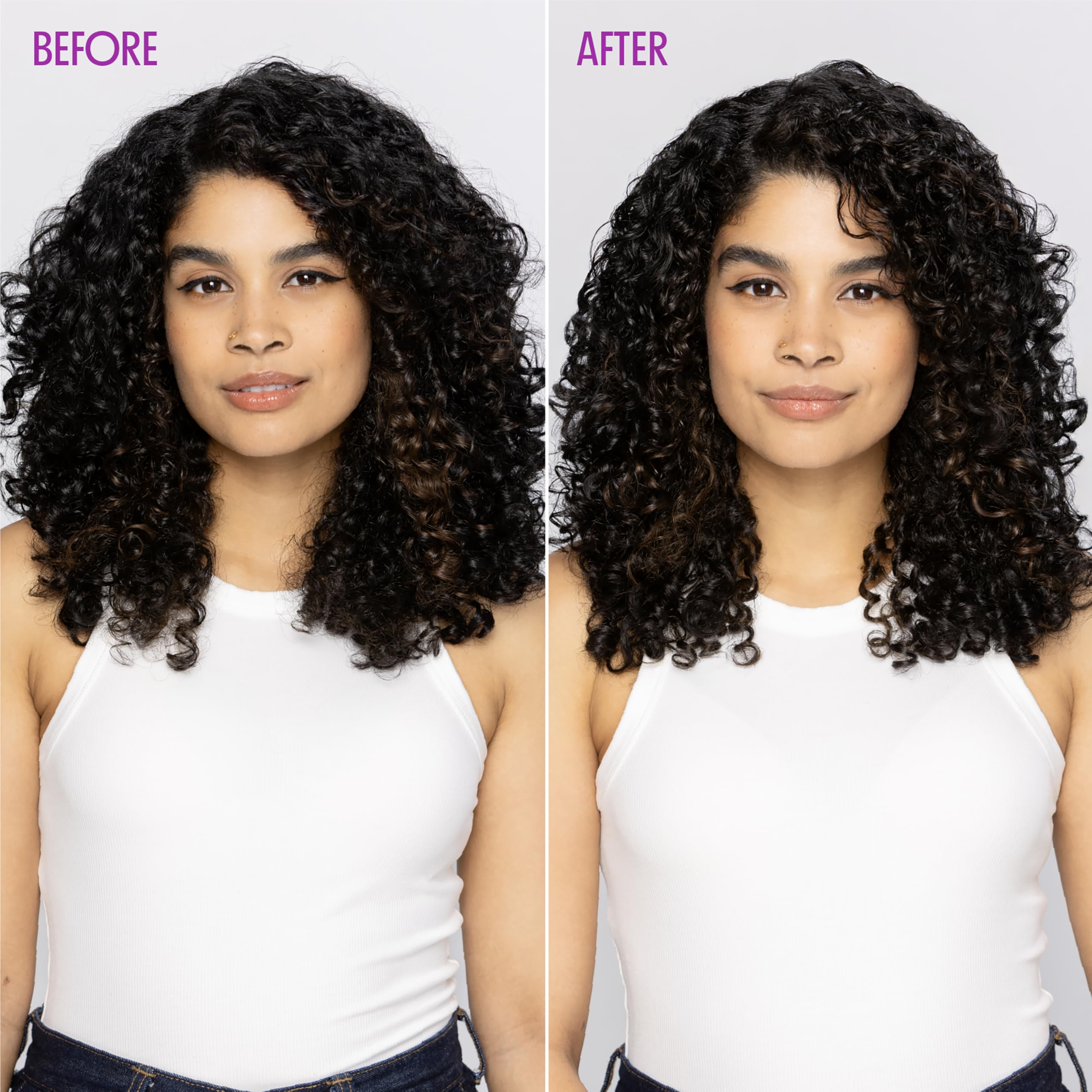 Activating mousse styling product for weightless volume and natural bounce enhancement