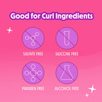 Authentic rice curl complex hair stylers for defining coils and protecting against humidity