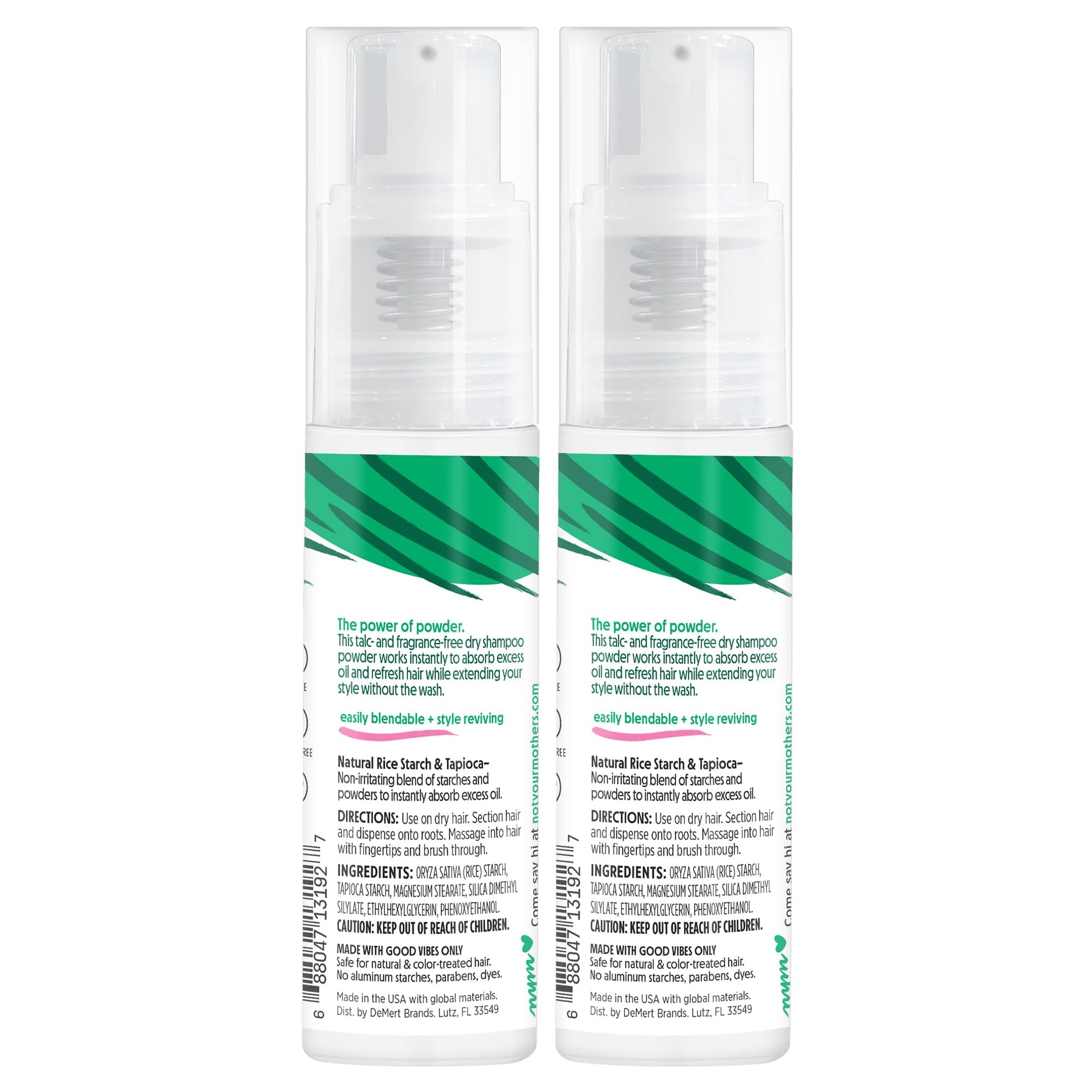 Clean Freak Unscented Dry Shampoo Powder texture display