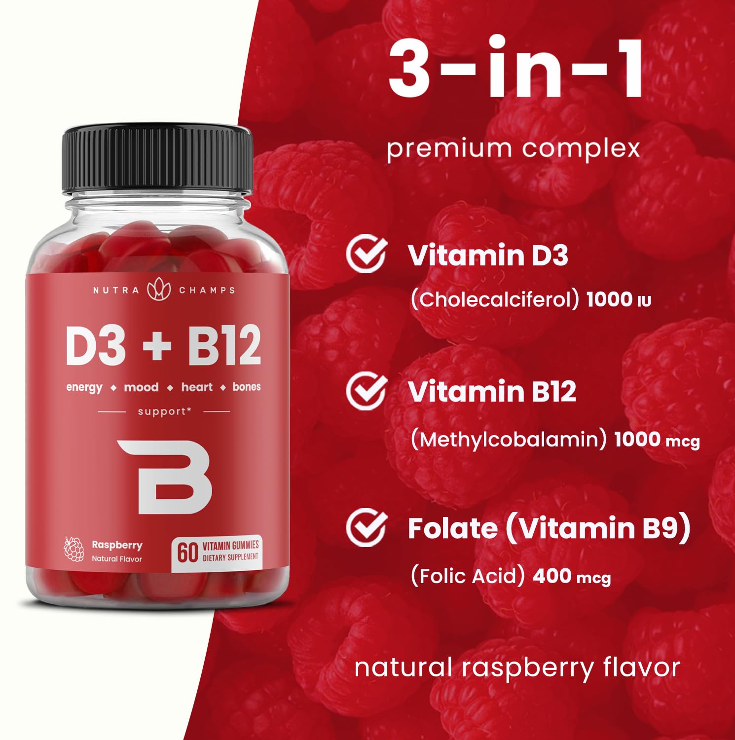 NutraChamps plant based pectin formula dietary supplement lifestyle presentation