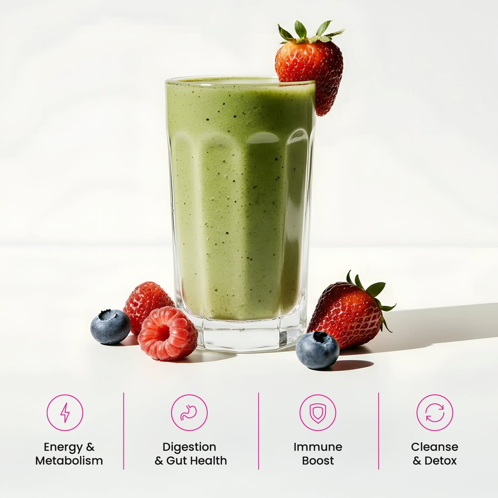 NutraChamps Super Greens packaging showing 40 plus organic superfoods