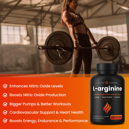 USA imported authentic NutraChamps heart health and vascularity supplement capsules