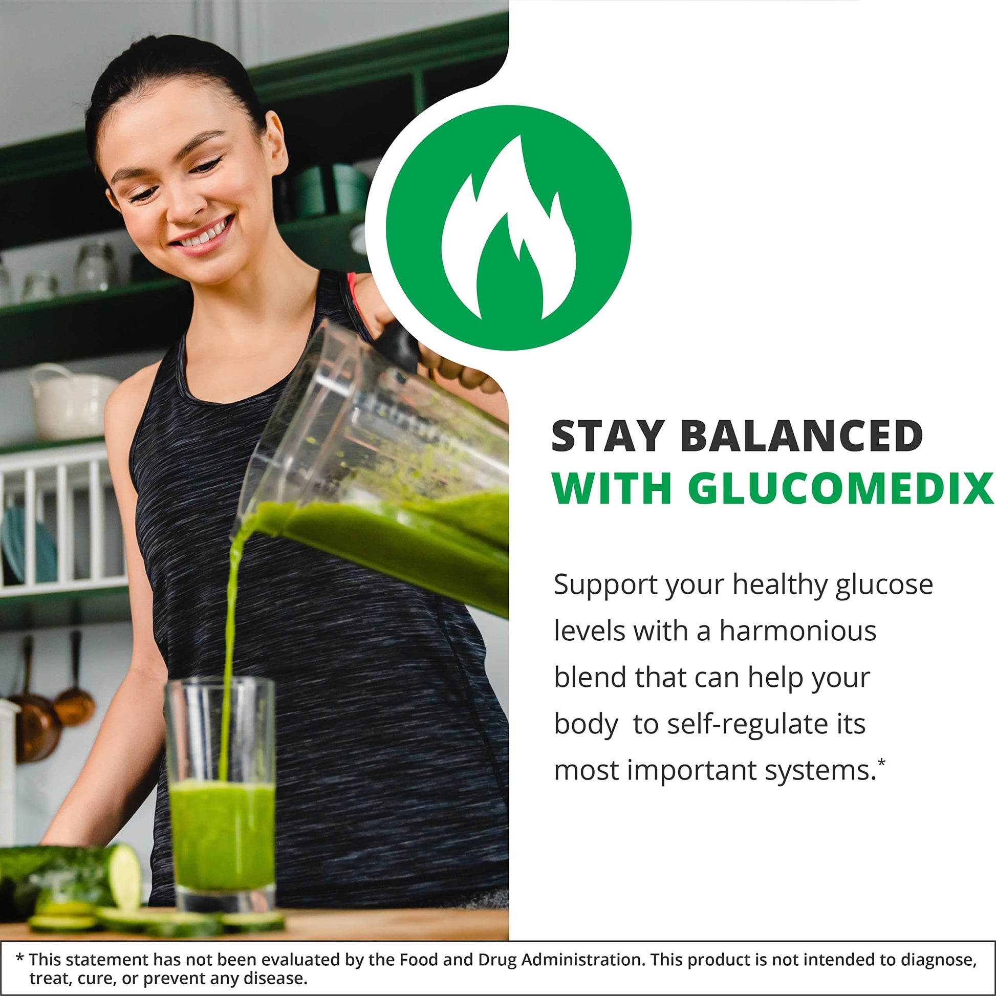 NutraMedix GlucoMedix plant based metabolic tincture showcasing the integrated dropper cap for precise dosing.