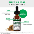 NutraMedix imported valerian root liquid drops supplement facts label