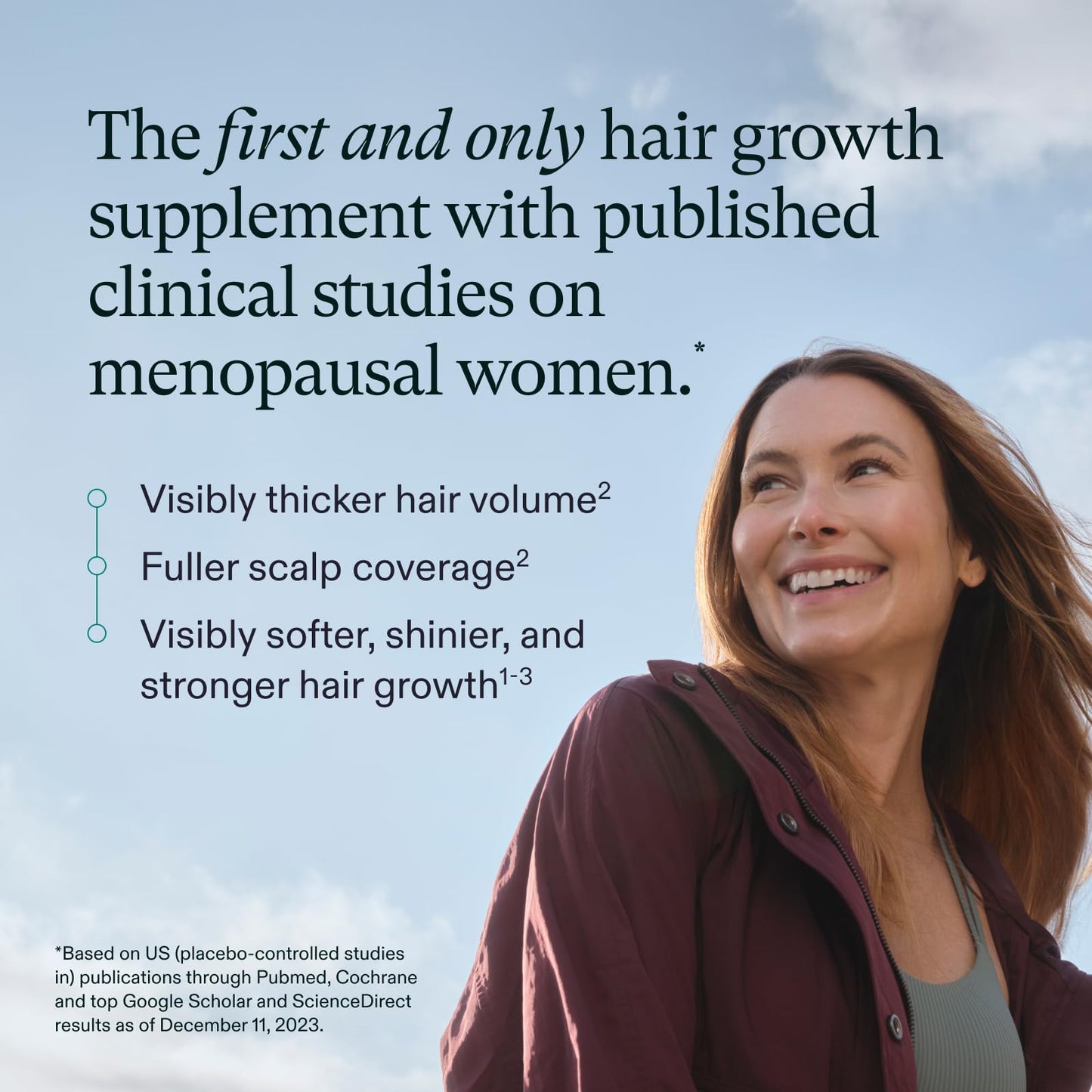 Nutrafol Womens Balance supplement for thinning hair in women forty five plus