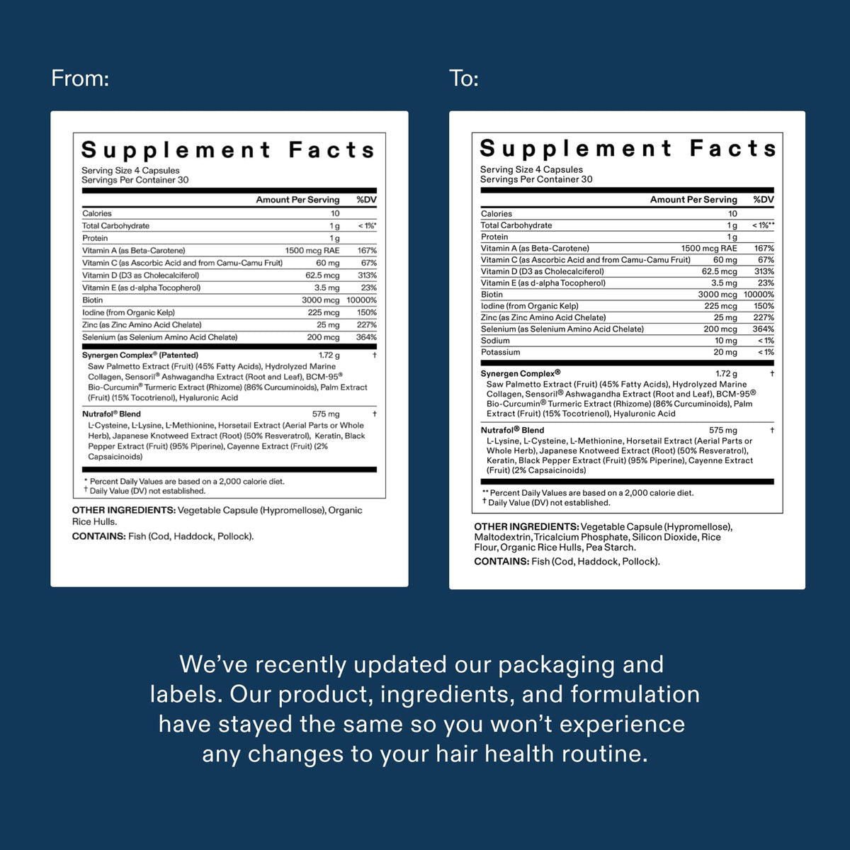 Nutrafol Men hair growth supplement packaging close up