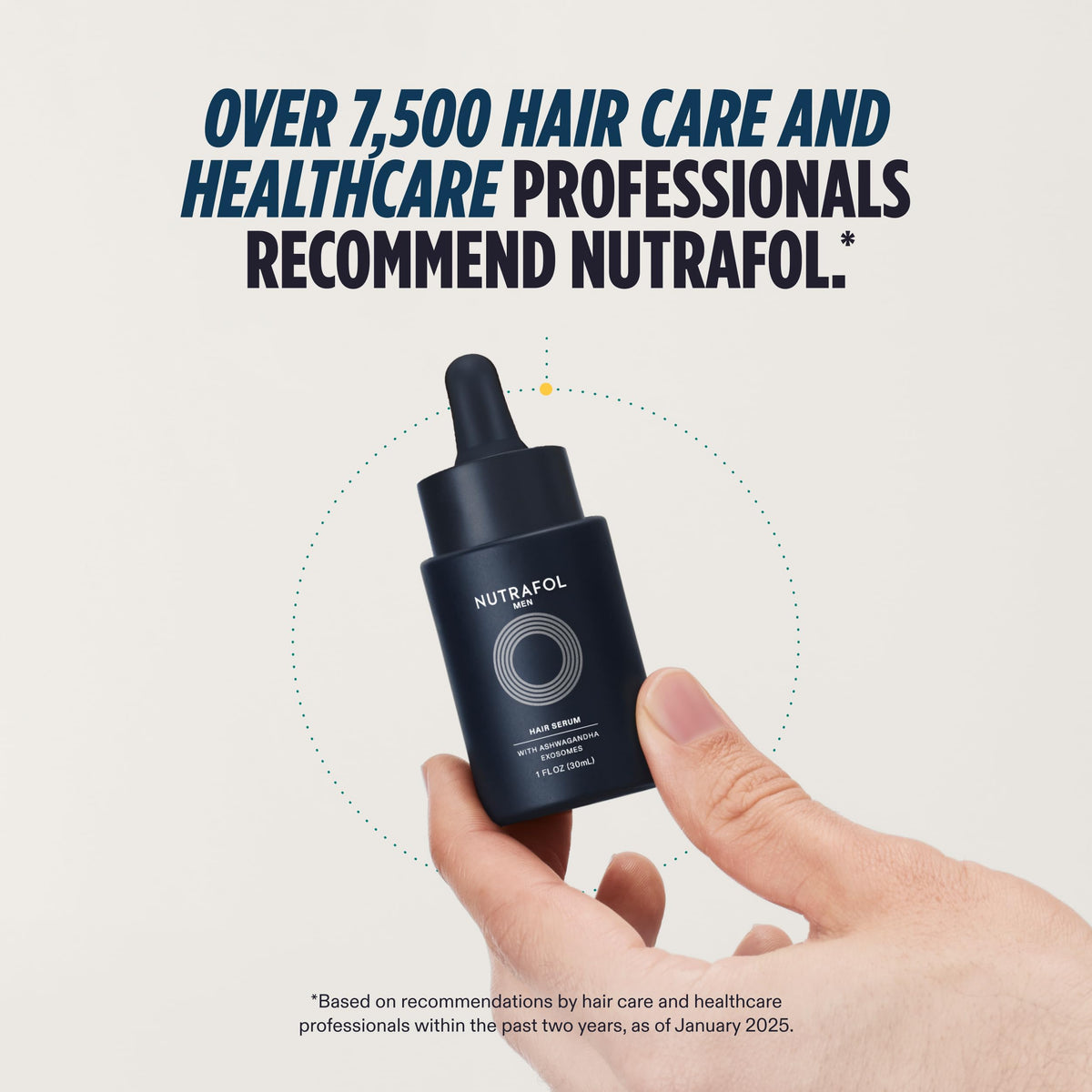 Nutrafol men hair serum dropper applicator tip