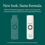 Nutrafol shampoo bottle back view with ingredient details
