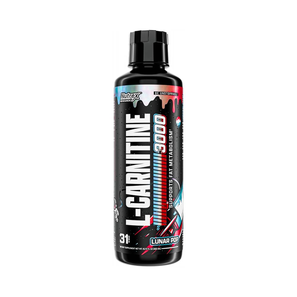 Authentic USA imported Nutrex Research liquid carnitine 31 servings bottle packaging