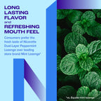 Nicorette nicotine polacrilex lozenges showing child resistant opening mechanism instruction guide
