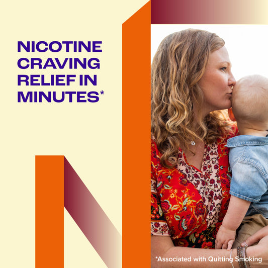 Nicorette fruit chill flavor stop smoking aid two hundred count double pack display