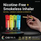 Nicotine free non electric smoking alternative device by Cigtrus