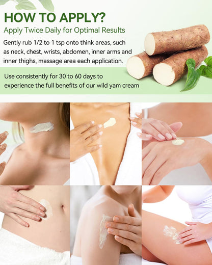 Authentic USA imported Zuzuxia women wellness wild yam balm on flat lay background.