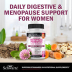 BioSchwartz supplement box showing prebiotic ingredients