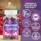 Nature's Nutrition Menopause Probiotic Gummies side profile view