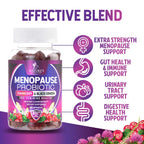 Nature's Nutrition Menopause Probiotic Gummies quality seal and safety cap
