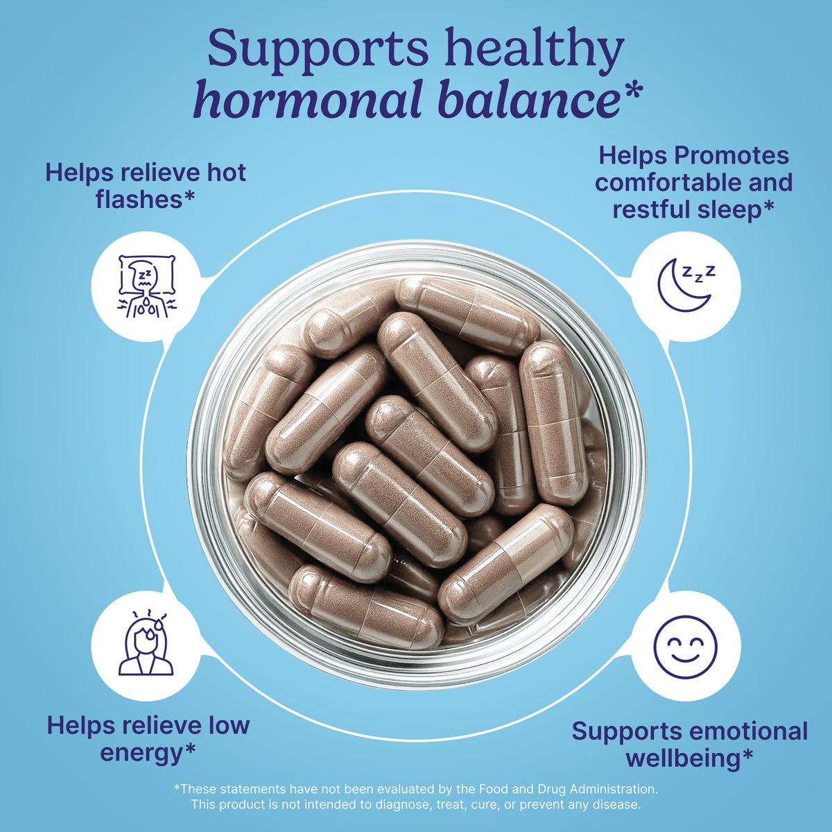 Technical Precision branded packaging of Santo Remedio menopause relief supplement