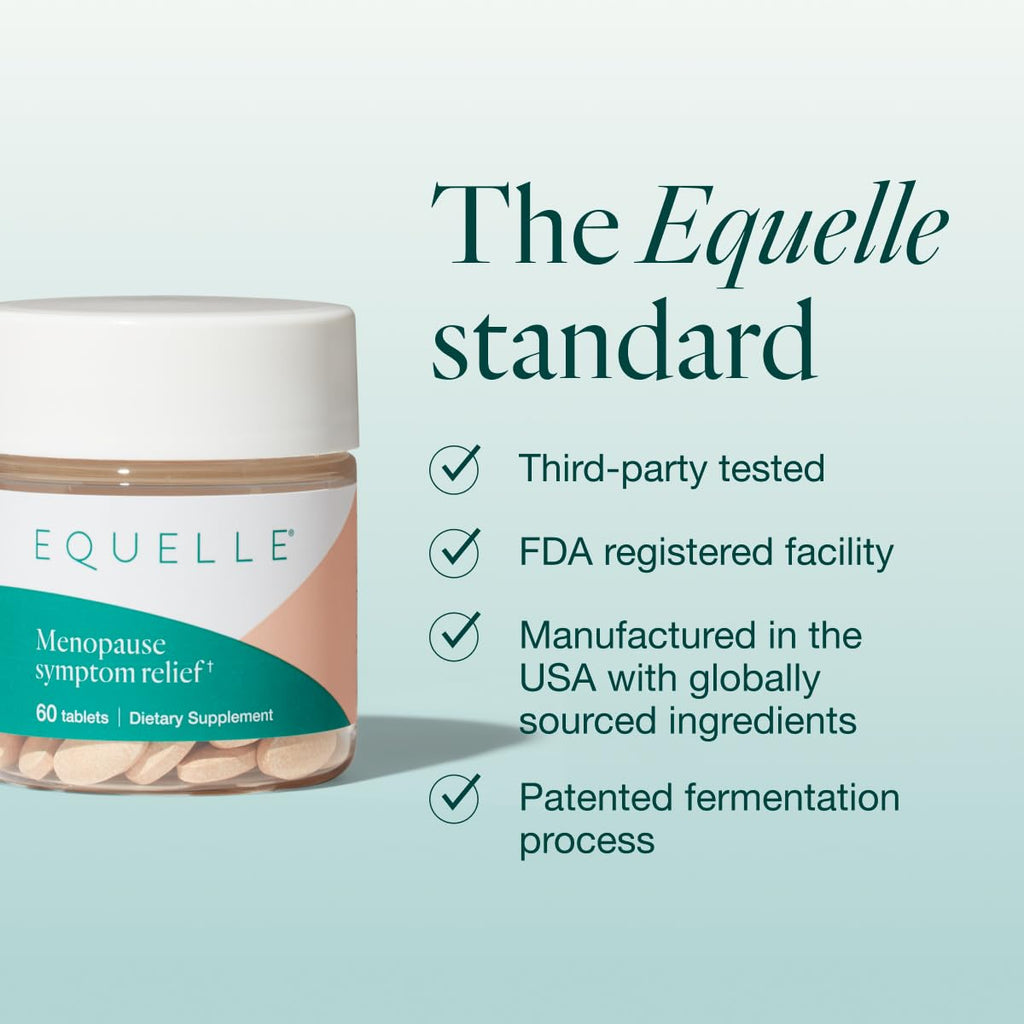 Equelle 60 count supplement bottle angled view