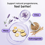 Proov Luteal Love side panel with nutrition facts