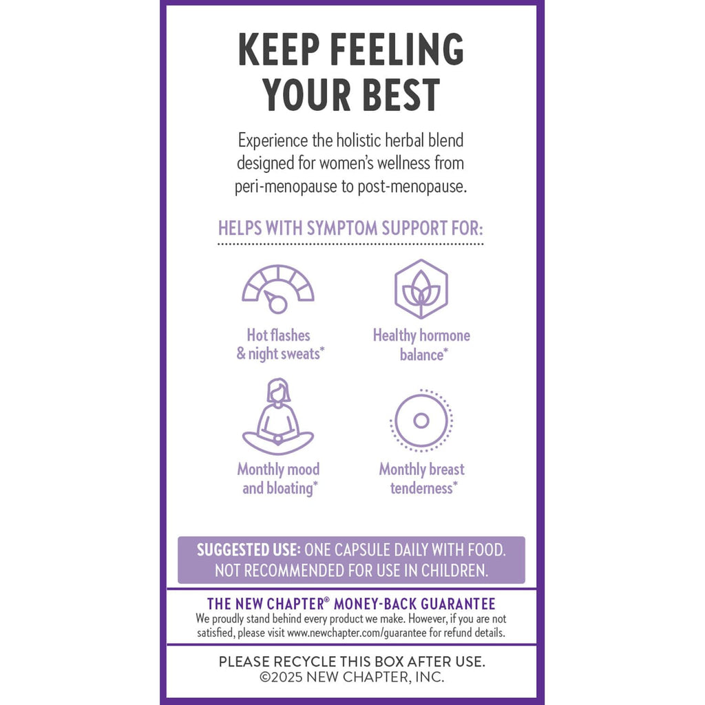 New Chapter box and bottle display for daily wellness routine