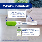 Clearblue Menopause Stage Indicator test sticks display