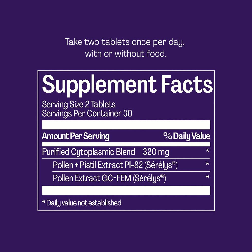 Bonafide menopausal support tablets ready for daily use