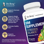 Dr. Berg DIM Estrogen Balance vegetable capsules close up