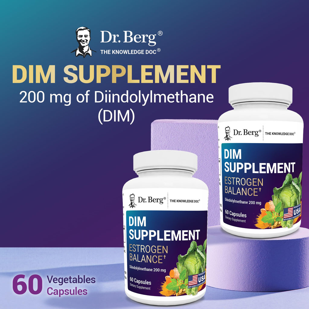 Dr. Berg DIM Estrogen Balance packaging details