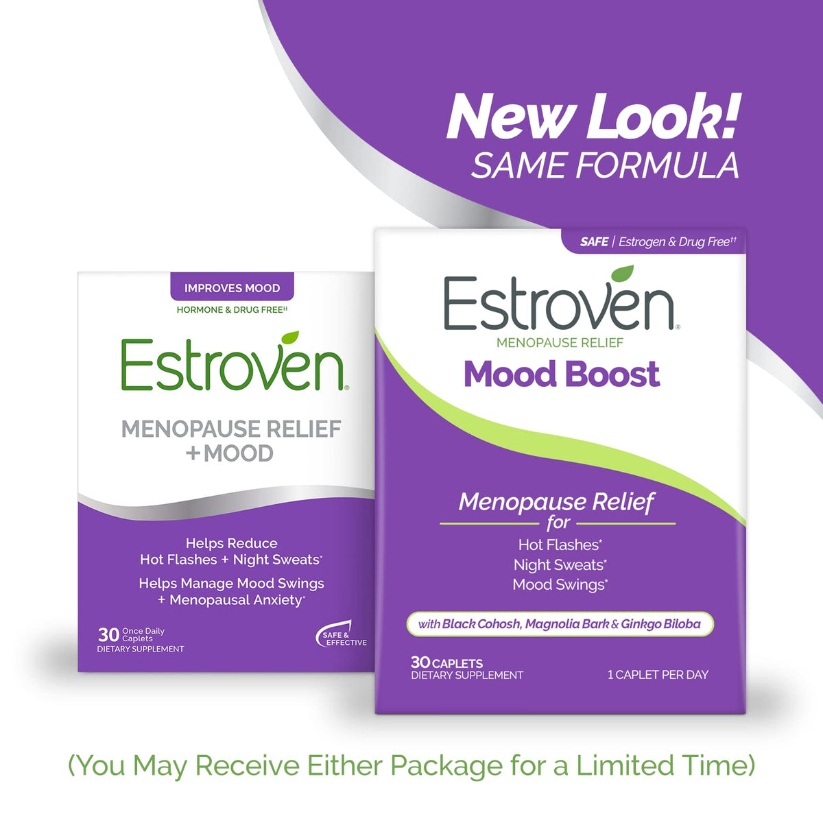 Estroven Caplets 30 Count Nutritional Facts Panel
