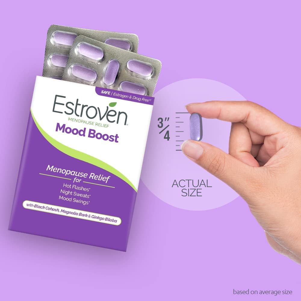 Estroven Menopause Relief Active Ingredients List Label