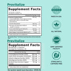 BB Company Previtalize prebiotic supplement bottle close up view