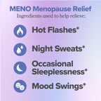 O Positiv Meno Menopause Gummies active ingredients label