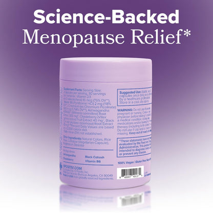O Positiv MENO plant based hormone free menopause vitamin lifestyle view
