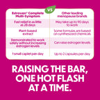 Close up of active ingredients on Estroven supplement label